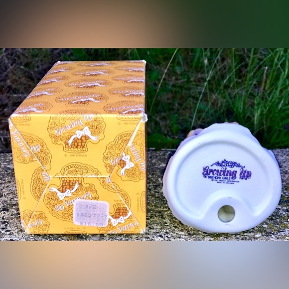 Vintage 1981 1982 ENESCO Imports Corp GROWING UP 13th Birthday Girl Figurine - Picture 2 of 3